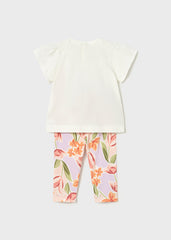 Conj. Leggings flores blossom