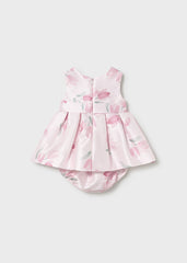 Vestido mikado tulipanes