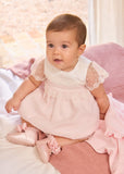 Vestido combinado ceremonia tulipan