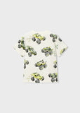 Camiseta m/c estampada monster trucks