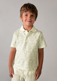 Polo m/c estampado moto alga