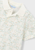 Polo m/c estampado moto alga
