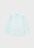 Camisa m/l c/mao rayas menta