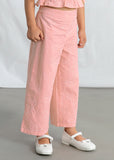 Conj. Pantalon largo bordado blossom