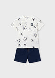 Conj. Punto estampado soccer