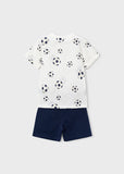 Conj. Punto estampado soccer