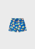 Bañador bermuda estampado peces azul