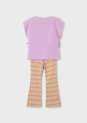 Conj. Leggings flare lilac
