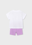 Conj. Leggings sneakers lilac