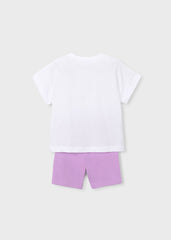 Conj. Leggings sneakers lilac