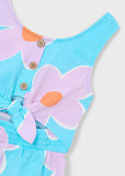 Romper punto cut out flores lilac