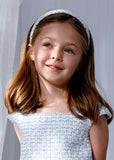 Diadema tweed celeste