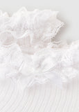 Calcetin volantes blanco