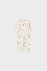 Conj. Pantalon y sudadera food multicolor