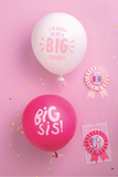 Sibling Button & Balloon set- Big Sister
