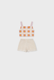 Conj. Top y short crochet