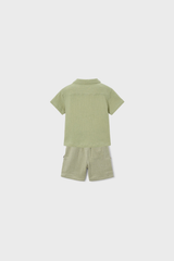 Conj. Camisa y bermuda bambula bambu