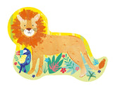 Rompecabezas de 12 piezas en caja con forma de león