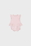 Conj. 2 piezas bombacho gatito rosa baby
