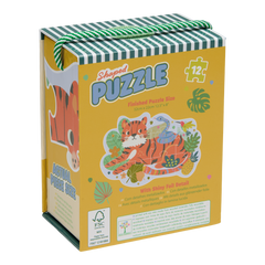 Shaped Puzzle Jungle (12 pzas)