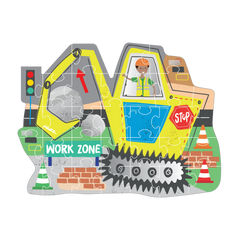 Shaped Puzzle "Construccion" (30 pzas)