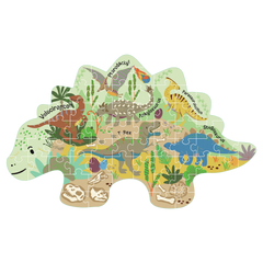 Shaped Puzzle "Dinosaurio" (60 pzas)