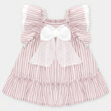 VESTIDO TELA VOILE RAYA "SURREY" ROSA