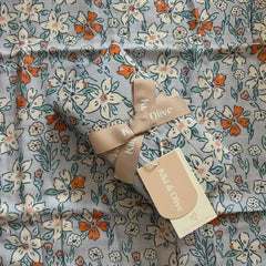 Muselina "Coral Bloom"