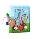 Sports Water Coloring Book