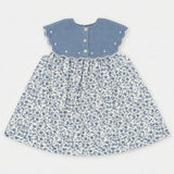 VESTIDO PTO/TELA "WINNIPEG" AZUL