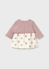 Vestido rebeca flores petalo