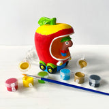 Figura de yeso para pintar "Apple Car"