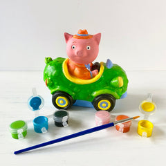 Figura de yeso para pintar "Pickle Car"