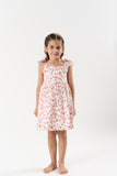 VESTIDO TELA ESTAMPADA "MILTON" ROSA