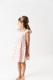 VESTIDO TELA ESTAMPADA "MILTON" ROSA