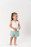 Chaleco tricot hueso