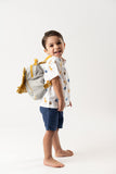 Camisa m/c estampada animales