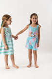 Romper punto cut out flores lilac
