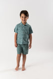Conj. Bermuda y camisa estampado moto  alga