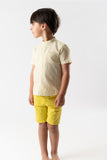 Conj. Camisa mc mao y bermuda oliva