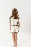 Conj. Bermuda bordado ondas crema-negro