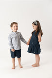 VESTIDO LINO ALGODON BOTONES INFANTIL "ESLORA"