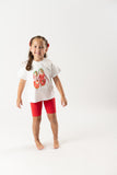 Conj. Leggings sneakers persimon