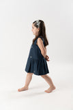 VESTIDO LINO ALGODON BOTONES INFANTIL "ESLORA"