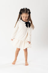 Vestido terciopelo lentejuelas soja