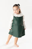 Vestido polipiel combinado botella