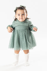 Vestido tul laurel