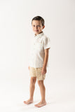 Conj. Bermuda lino suiting mocca