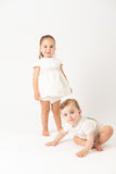 CONJ. CAMISA Y SHORT BOMBACHO "QUEBEC" BEIGE