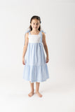 VESTIDO LARGO CUADROS "ANADE"